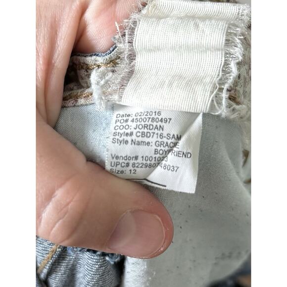 Code‎ Bleu Jeans Womens size 12 Gracie Boyfriend - Picture 5 of 5